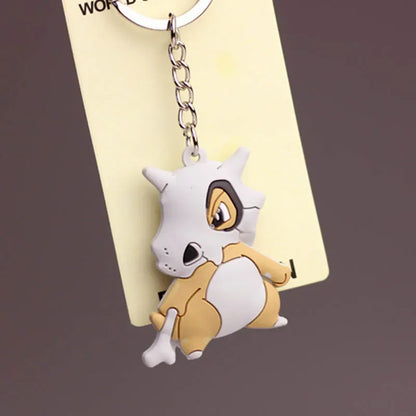 Pokemon Keychain Pikachu Anime Action Figure Toy Kawaii Cartoon Fashion Charmander Psyduck Doll Keyring Car Bag Pendant Kid Gift