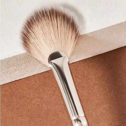 Fan-shaped Beauty Supplies Cosmetic Maquillaje Partial V Face Loose Powder Brush Highlighter Brush Blush Brush Makeup Brush