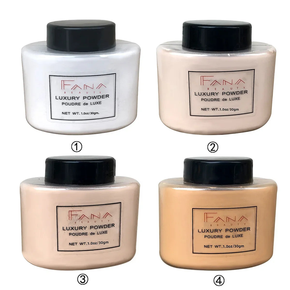 Banana Loose Powder for Women Face Foundation Banana Powder Bottles Loose Powder Oil-Control Waterproof Beauty Makeup Cosmetics