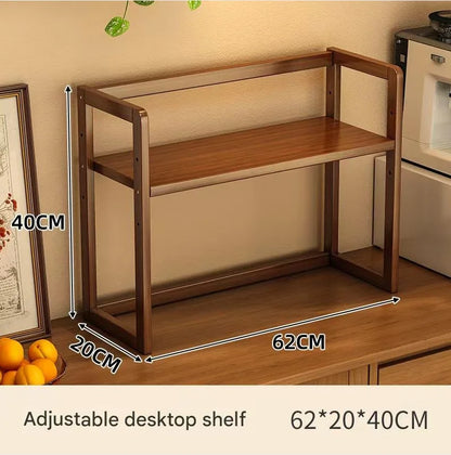 New Kitchen Shelf Countertop Multi-functional Electrical Storage Rack Multi-layer Cup Holder Household Storage Rack Plate Rack