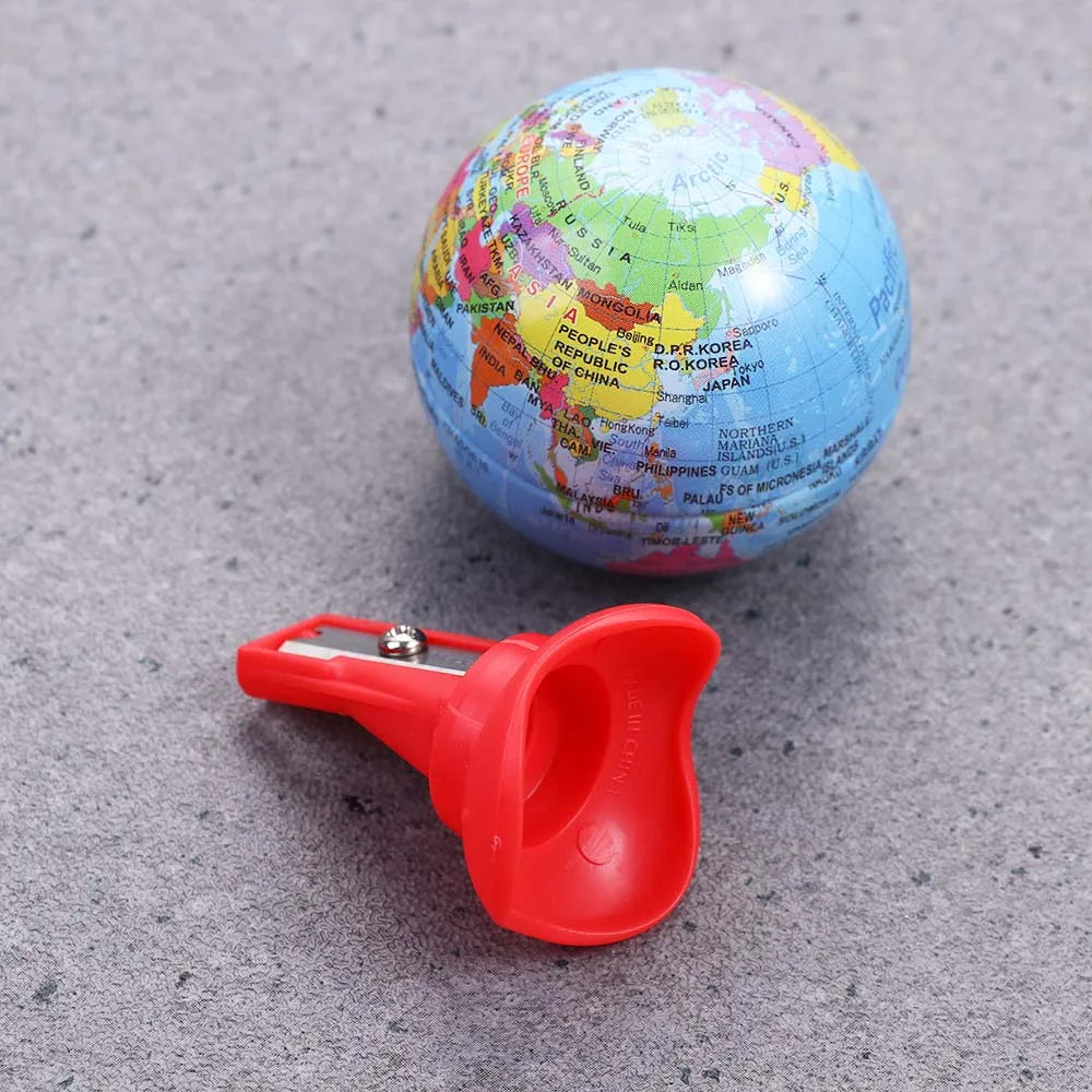 1pcs Globe Pencil Sharpener Cute Child Pencil Sharpener Primary School Students Cute School Supplies