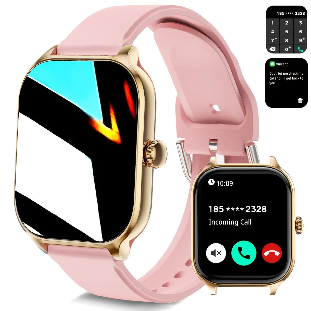 LAXASFIT 2025 New Smart Watch H9 Bluetooth Calls Men Women Smartwatches Fitness Bracelet Custom Watch Face