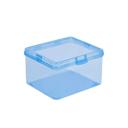 Transparent Plastic Storage Box Photocards Small Card Storage Box Desk Organizer Box Classification Box Stationery