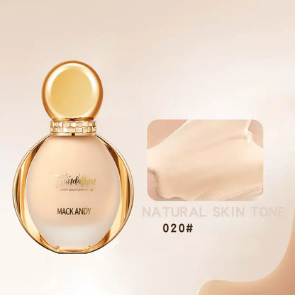Matte Finish Liquid Foundation - Oil-Control, Waterproof, Full Coverage Concealer for All Skin Tones