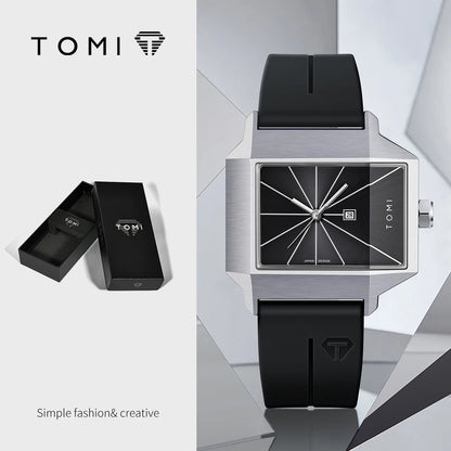 Simple men's watch new calendar quartz business fashionable wristwatch men's gift