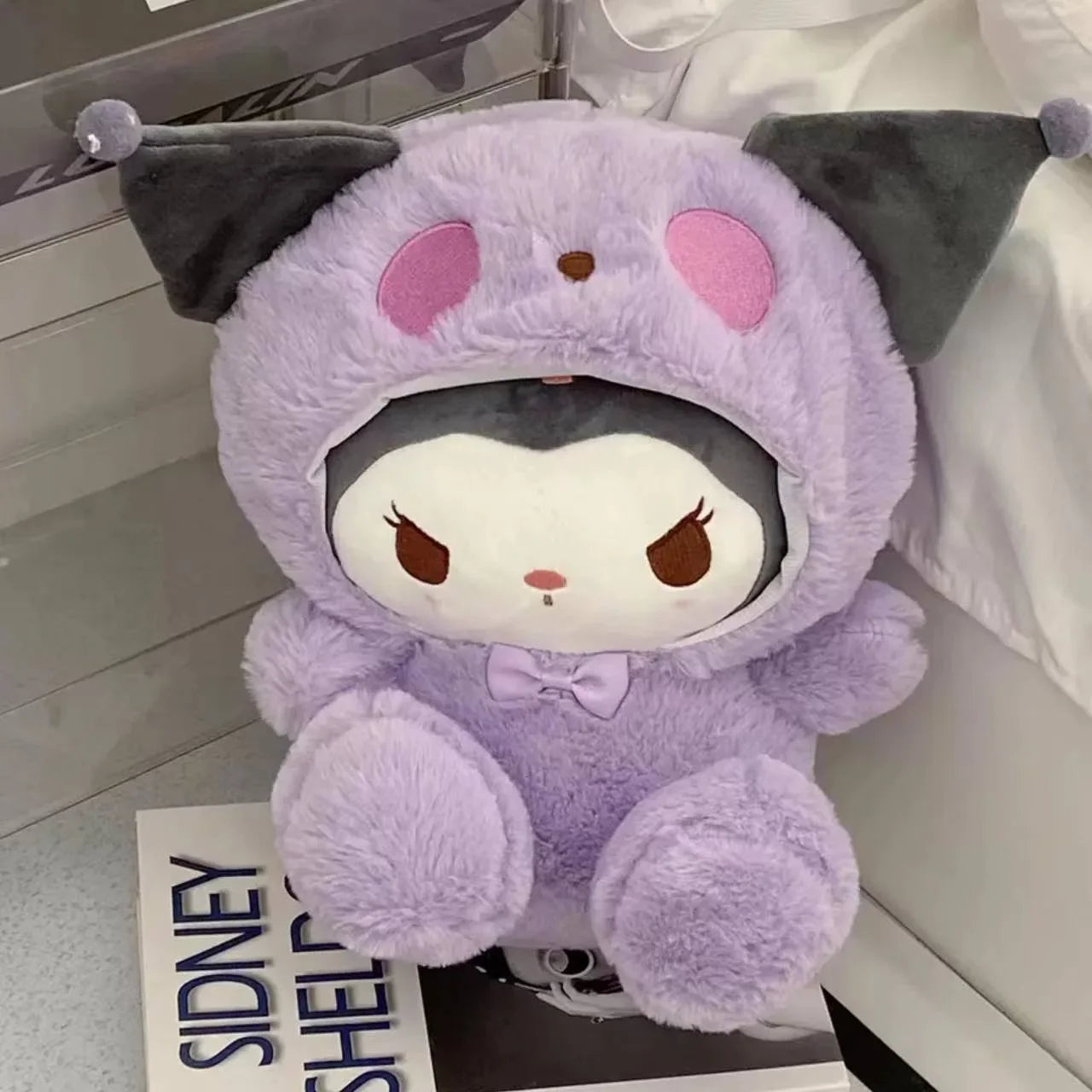 *New Kawaii 25cm Sanrio Plush Toy Jade Dog Kuromi Dressing Doll Doll Plush Toy Stuffed Animal Patung Dolls Birthday Gift