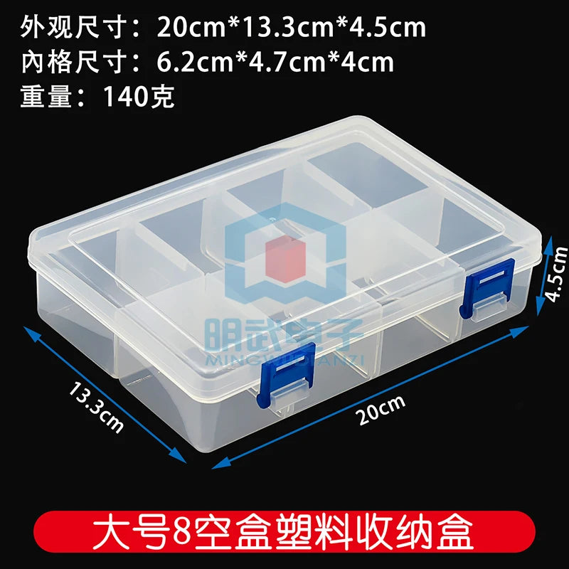 37 Sensor Kits 36 Grid Plastic Box RFID Plastic Box Component Box 10/15/36 Grid Empty Box