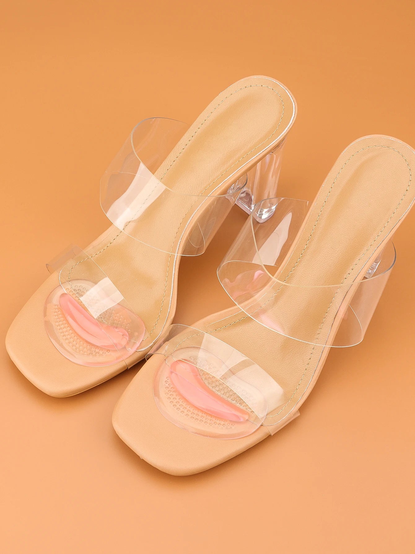 Thickened Half A yard Pad High Heels Insole Forefoot Pad Silicone Forefoot Pad Ladies Sandal Anti-skid Pad Anti-pain