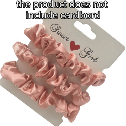 100/60/30/3/6pcs Multi Color Set Fashion Women's Small Intestine Hair ties Release scrunchies headwear scrunchy Accessories