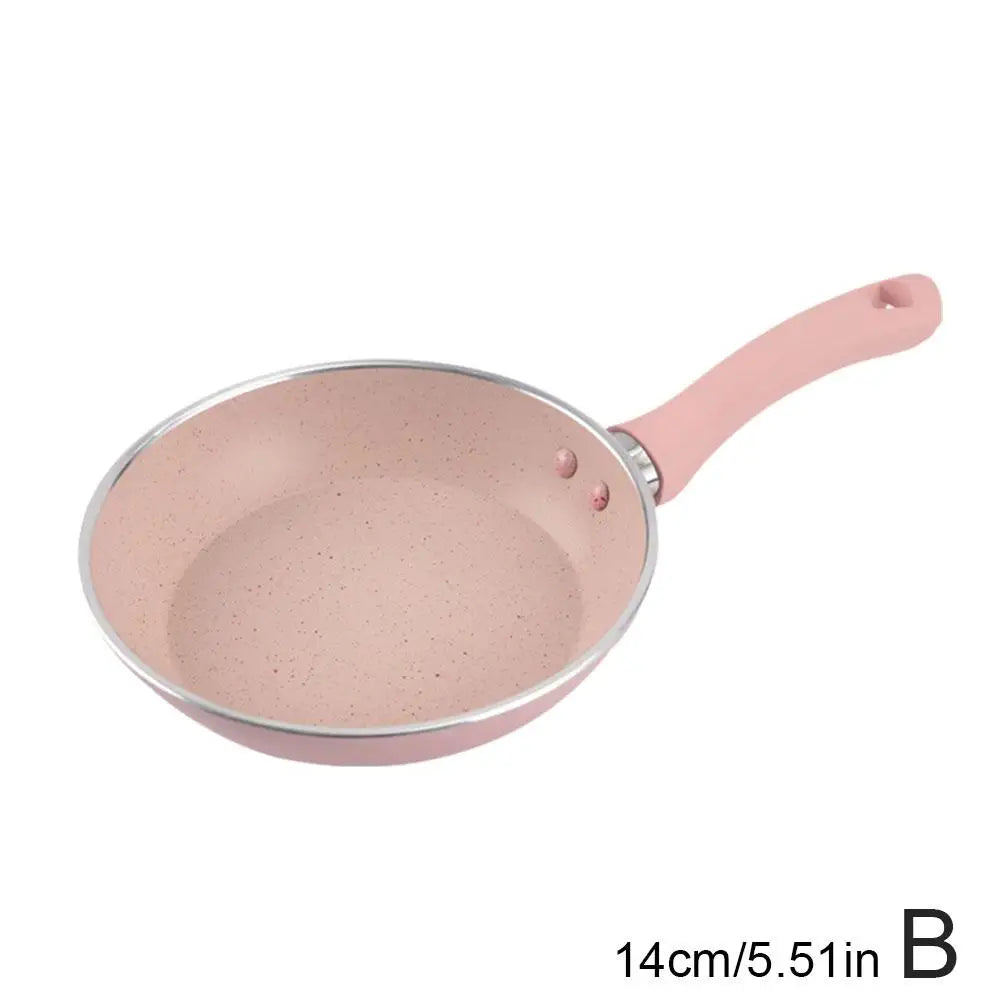 1pcs Egg Frying Pan Medical Stone Non-stick Frying Pan Bao Complementary Food Pot Breakfast Pot Cooker Universal Cookware
