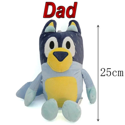 @ SALE Bluey Dog Bingo Family Plush Toy Cartoon Dog Soft Stuffed Animals Dolls Birthday Christmas Gifts Family Blue-Y Bingo