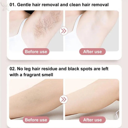 Gentle Non-Irritating Hair Removal Cream Smooth Whitening Depilatory Cream Skin Care Painless Women Men