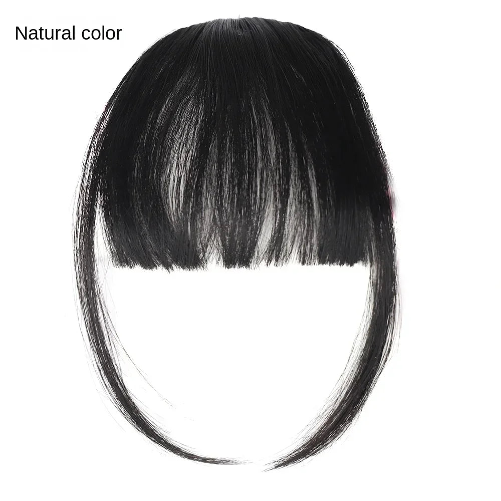 Fake Air Bangs Hair Styling Tools Hair Clip-In Extension Synthetic Hair Fake Fringe Natural False Hairpiece Women Clip In Bangs