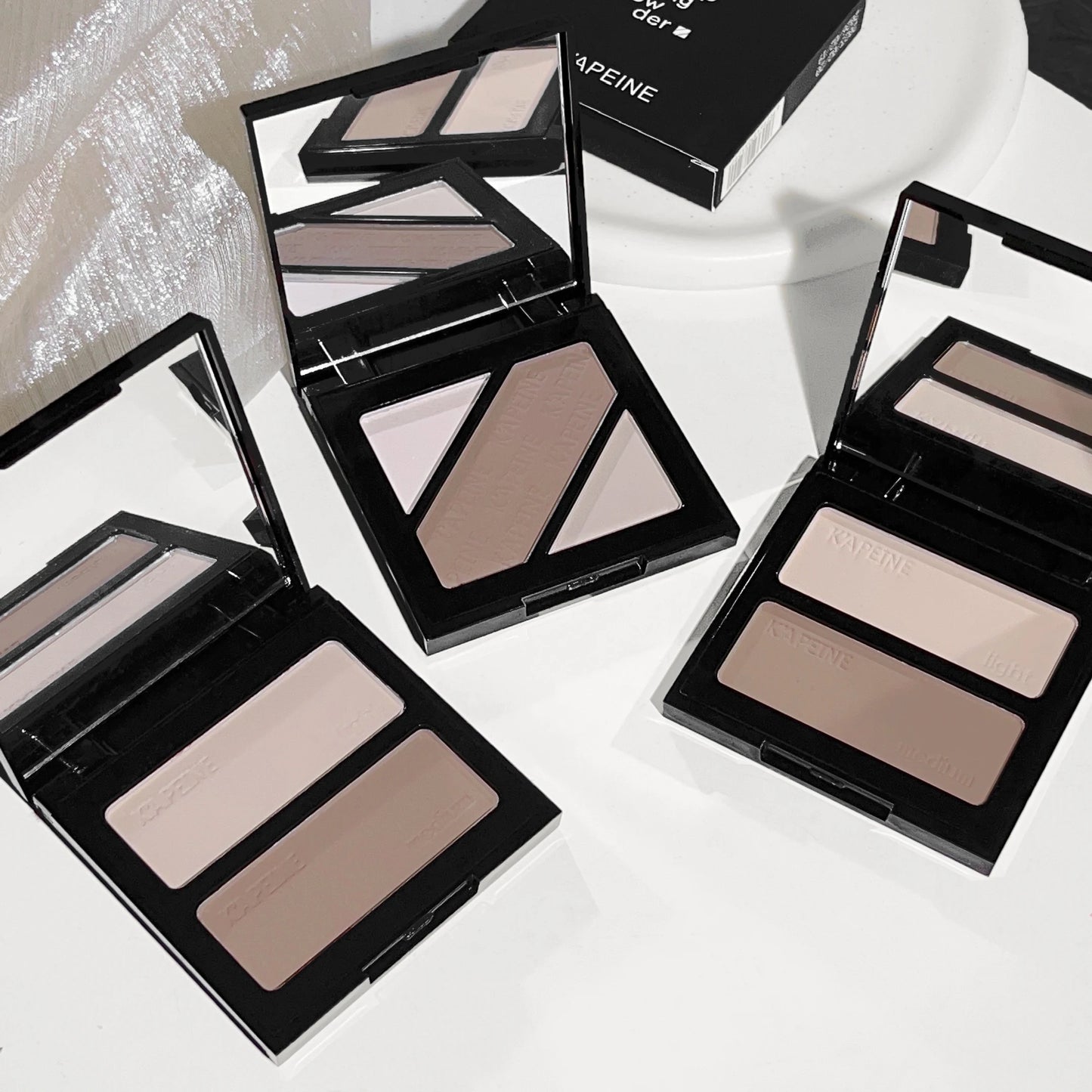 Two-tone three-color contouring palette, shadow nose shadow touching, brightening, contouring, highlighter contouring palette