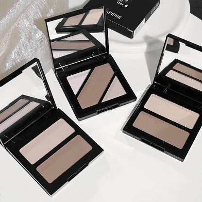 Two-tone three-color contouring palette, shadow nose shadow touching, brightening, contouring, highlighter contouring palette