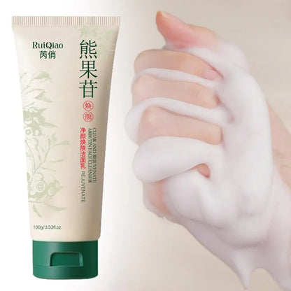 Arbutin Facial Cleanser Deep Cleaning Pore Shrinkage Care Whitening Moisturizing Face Skin Cleansing Oil Control K5Y2
