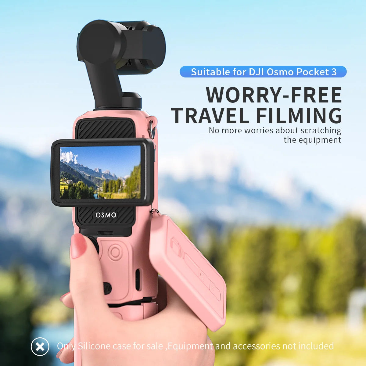 Silicone Case for DJI OSMO Pocket 3 Protective Cover Pocket3 dji Accessories Quality Material case for Osmo Pocket 3
