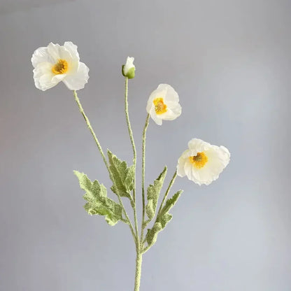 Artificial Poppy Flowers Bouquet Silk Fake Flowers For Home Garden Decor Marriage Party Wedding Decoration DIY Vase Accessories