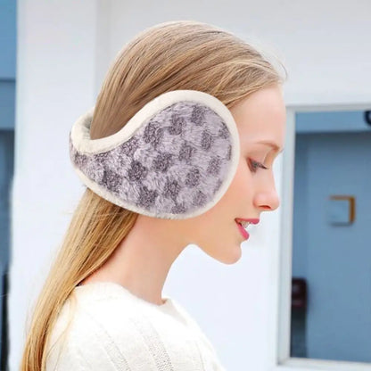 Fashion Coldproof Autumn Winter Earmuffs Thicken Warm Plush Women Men Ear Muffs Comfortable Windproof Earflap Outdoor
