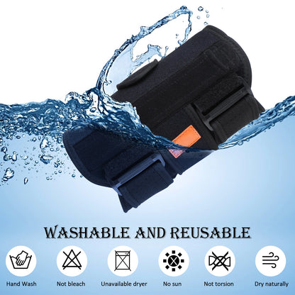 1PC Adjustable Elbow Brace with Removable Splints - Sports Hand Protector Compression Breathable Sports Elbow Orthotics Band Pad