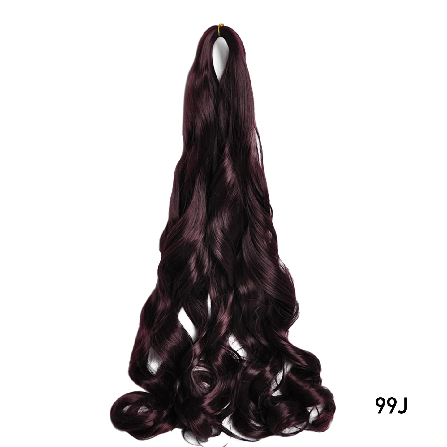 Loose Wave Spiral Curl Braids Synthetic Hair French Curls Braiding Hair Extensions High Temperature Ombre Pre Stretched Hair