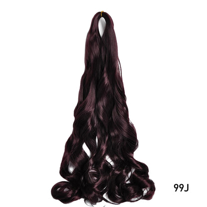 Loose Wave Spiral Curl Braids Synthetic Hair French Curls Braiding Hair Extensions High Temperature Ombre Pre Stretched Hair