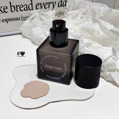 Gege Bear Clear Flawless Foundation, Natural, Hydrating, Long-Lasting, Coverage for Dry and Oily Skin Types to Even Skin Tone