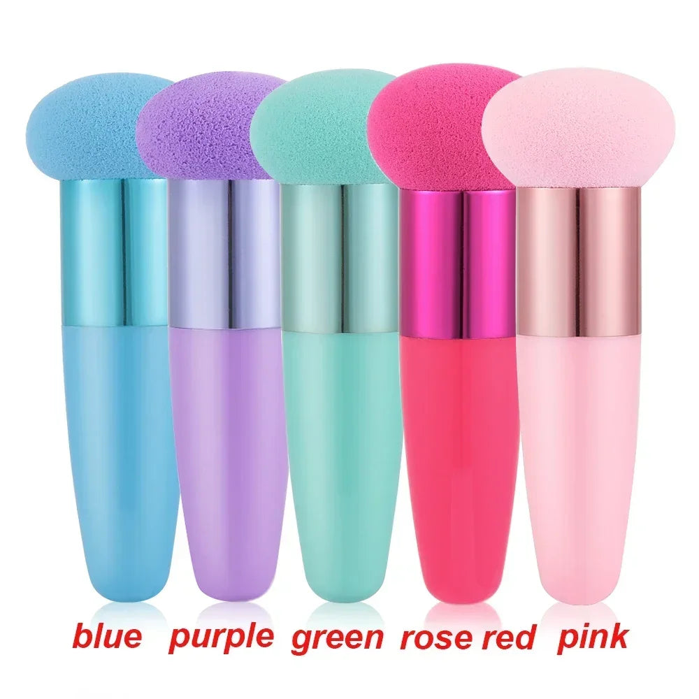Кисти Для Макияжа Cream Foundation Makeup Brushes Mushroom Head Liquid Sponge Brush Smooth Shaped Cosmetic Tool