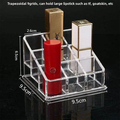 Transparent cosmetics storage box Dresser finishing jewelry lipstick air cushion eyeshadow storage box manufacturer