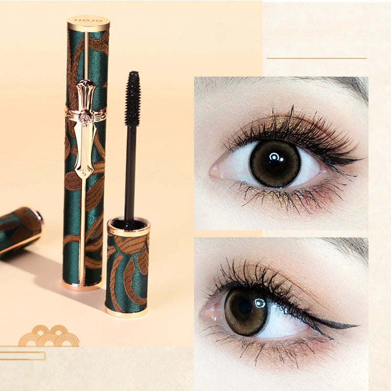 Curling 3D Mascara make up Antiperspirant Not Blooming Long Curling Makeup Sense of Natural Fiber Mascara Cosmetic