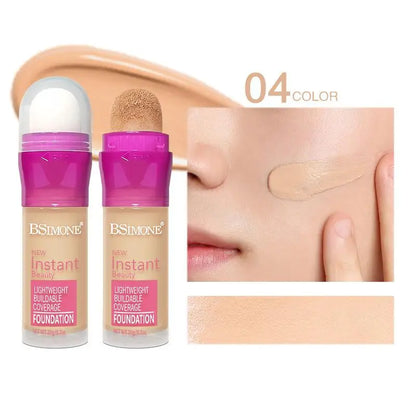 1Pc BSIMONE Matte Liquid Foundation Sponge Applicator – Oil-Control, Long-Lasting, Waterproof BB Cream For Brightening