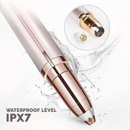 Portable Electric Eyebrow Trimmer Pen for Women, Painless Precision Eyebrow Shaver Razor blades for Face Hair Removal Tools