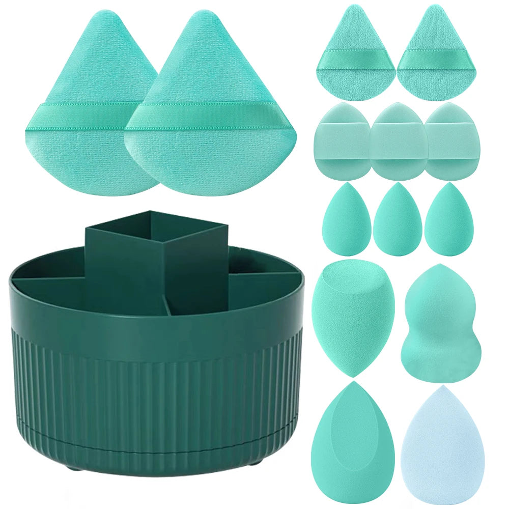 Makeup Brush Holder Organizer 360° Rotating Makeup Brush Desktop Organizer 5 Slot Make up Brushes Cup for Supply Bathroom Vanity