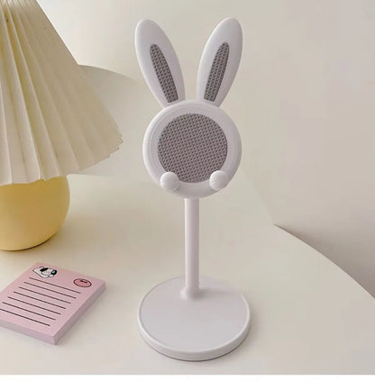 Cute Cartoon Bunny Phone Stand Desktop Cell Phone Stand For iPhone IPad Samsung Smartphone Adjustable Phone Holder Table Support