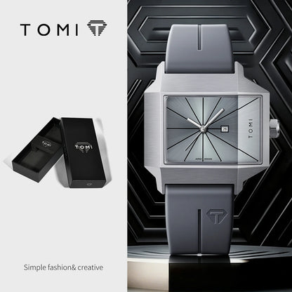 Simple men's watch new calendar quartz business fashionable wristwatch men's gift