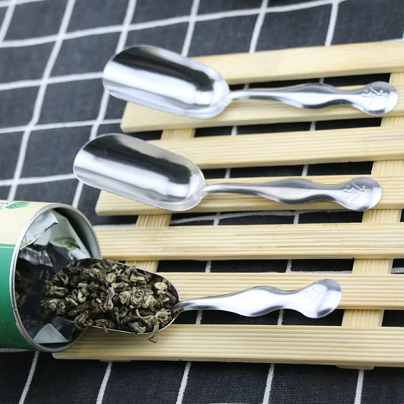 1pc Whole Grain Scoop Tea Spoon Stainless Steel Large Scoop Opening Suitable for Whole Grains Coffee Powder Beans