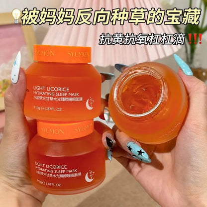 110g VC Sleep Mask No-Rinse Hydrating Treatment Overnight Anti-Aging, Depuff & Brighten Skin After Late Nights