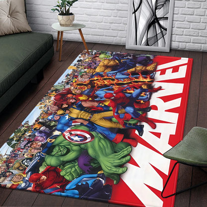 Marvel Series Customizable Carpets for Home Decor - Ideal for Bedrooms Living Rooms Sofas Camping Picnics Children's Rooms