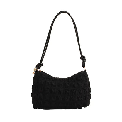 Fashion Vintage Women Subaxillary Bag Texture Shoulder Crossbody Bags Retro Female Shopping Underarm Handbag Totes