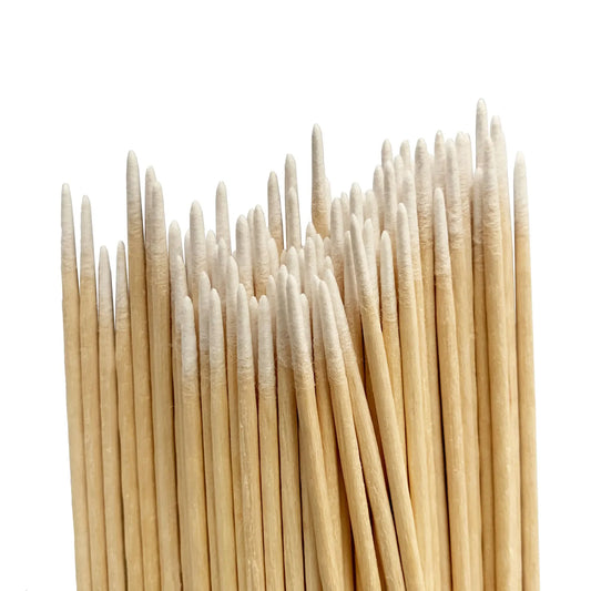 100/500pcs Micro Wood Cotton Swab Eyelash Extension Tools Tatoo Microblading Cleaning Wooden Sticks Cosmetic Cotton Brush Buds