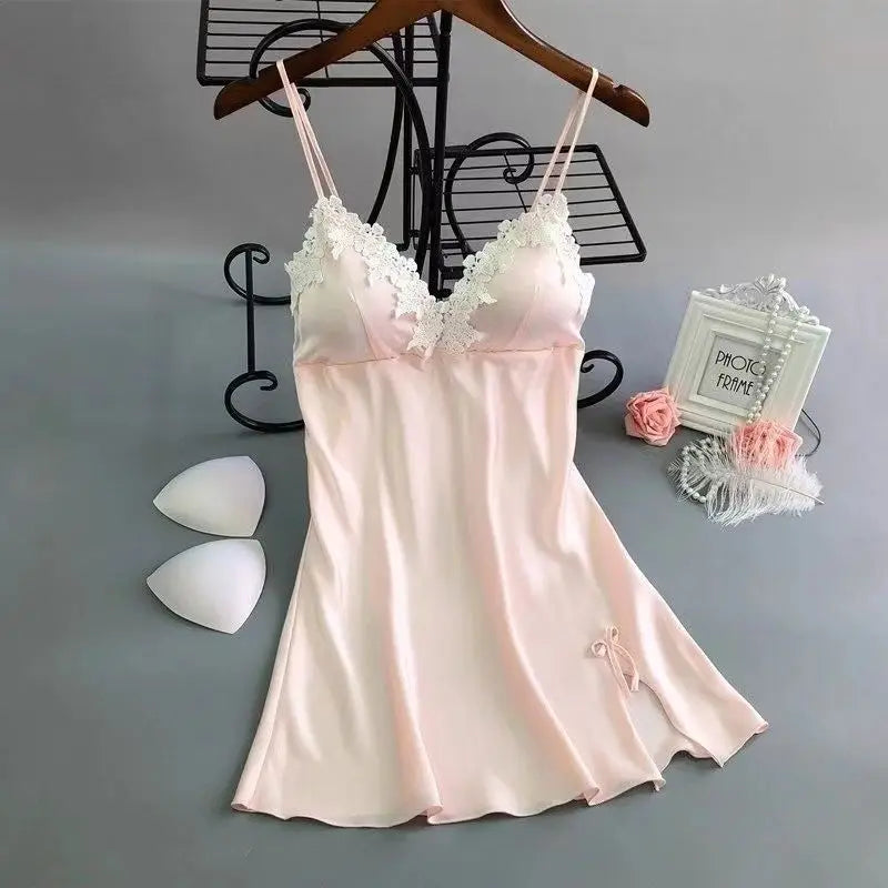 Nightgown for Women's Pajamas Short Skirt Sexy Tempting Home Clothes Night Shirts Catch Dress Sleeping Lingerie Body Hot Pyjamas