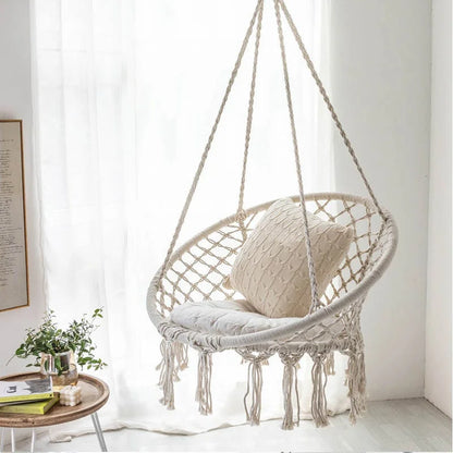Outdoor Relaxing Garden Hanging Swinging Hollow Out Suspend Rocking Beach Chairs For Living Room Balcony Outdoor Relex New