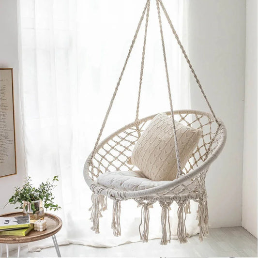Outdoor Relaxing Garden Hanging Swinging Hollow Out Suspend Rocking Beach Chairs For Living Room Balcony Outdoor Relex New