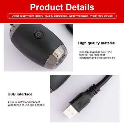 New Atmosphere Projection Home Car Ambient Light Large Range Projection Romantic Atmosphere Lamp Multiple Scenes USB Plug & Play