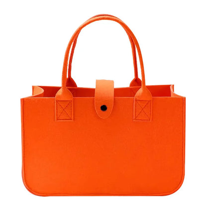 New Fashion Women Bag Felt Cloth HandBag Female Large Capacity Totes Ladies Solid Color Travel Shopping Bags Purses bolso mujer