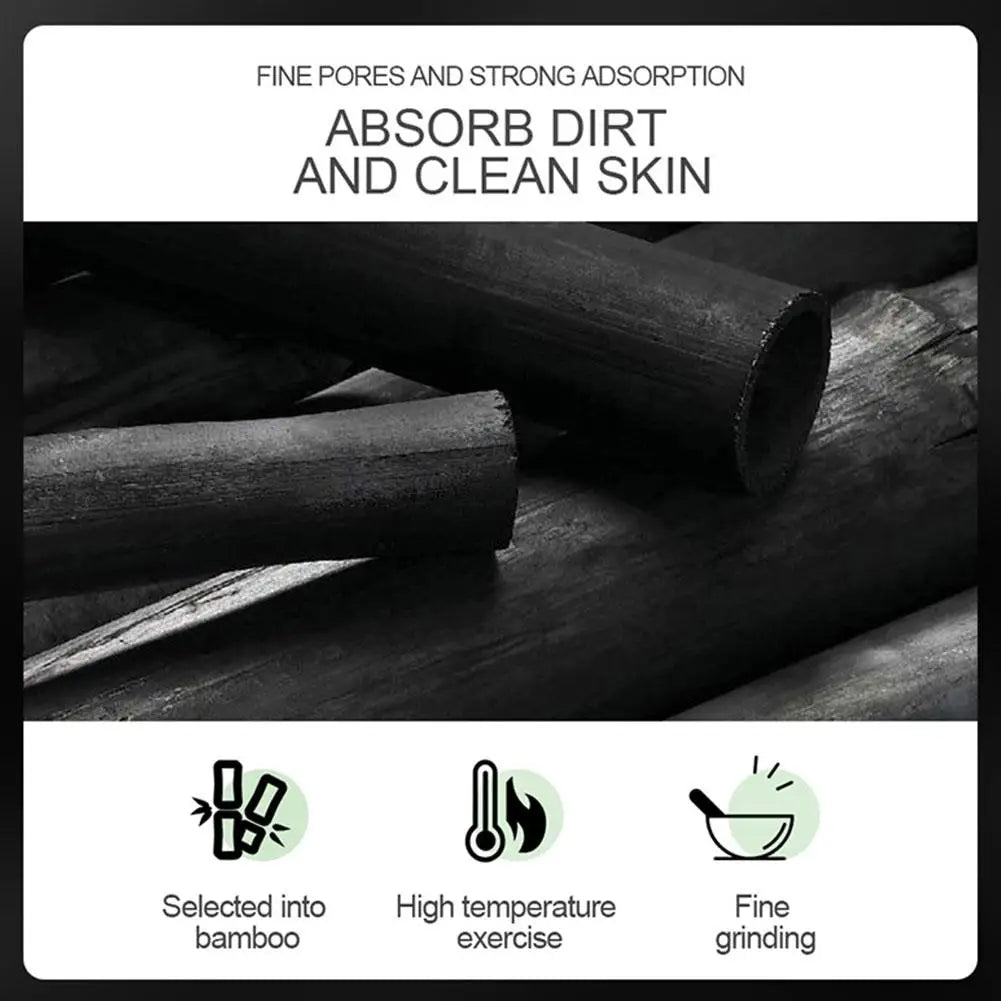 New High-end Deep Cleansing Black Mask Bamboo Charcoal Blackhead Remover Face Mask Skin Care Peal-off Nose Mask 60g