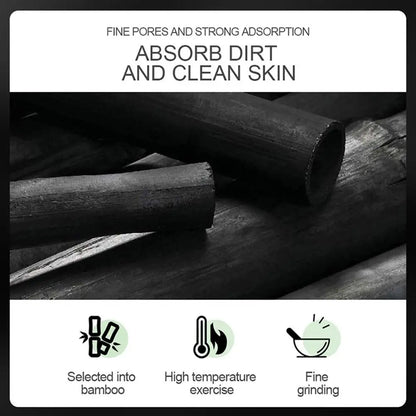 New High-end Deep Cleansing Black Mask Bamboo Charcoal Blackhead Remover Face Mask Skin Care Peal-off Nose Mask 60g