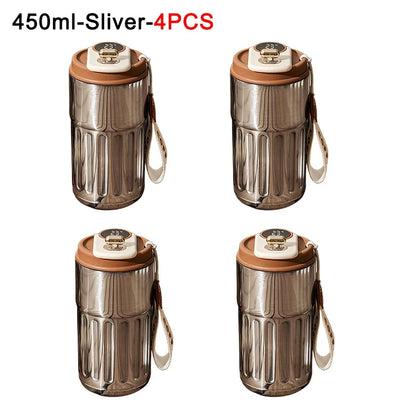 Coffee Cups with Temperature Display Smart Coffee Insulated Mug 316 Stainless Steel Display Temperature Double-walled Insulation