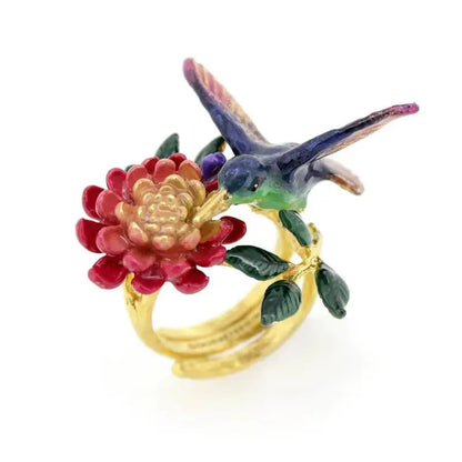 New jewelry, exquisite decoration, fashionable butterfly pattern women's ring