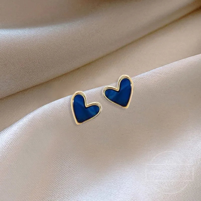 Fashion Vintage Resin Geometric Drop Earrings for Women Charms Elegant Irregular Blue Pendant Earrings Jewelry Party Gifts